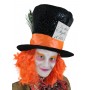 Mad Hatter Top hat with Hair